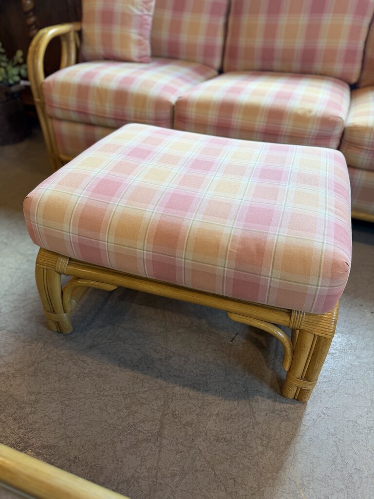 Tradewinds Bamboo Couch with Ottoman