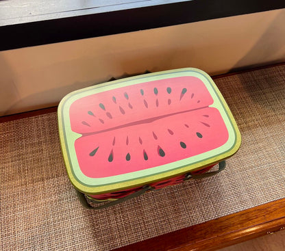 2010 Watermelon Longaberger Picnic Basket