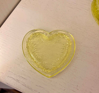 VTG BOYD Vaseline Covered Heart Dish