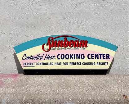 Vintage SUNBEAM Double Sided Advertising Sign