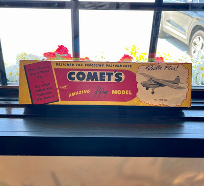 VINTAGE 1952 COMET'S P12 SABRE JET S86E MODEL KIT FLYING MODEL