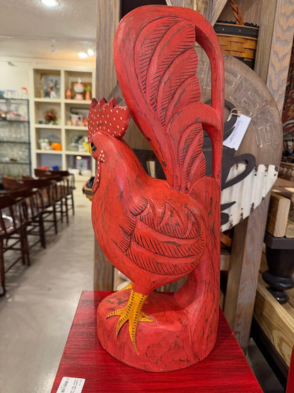 Wooden Rooster
