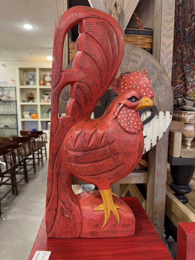 Wooden Rooster