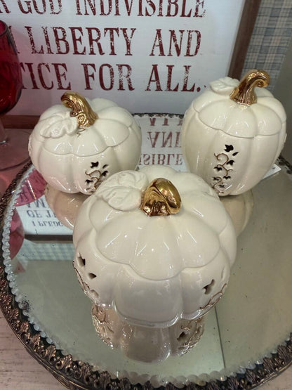Lenox Pierced Pumpkin