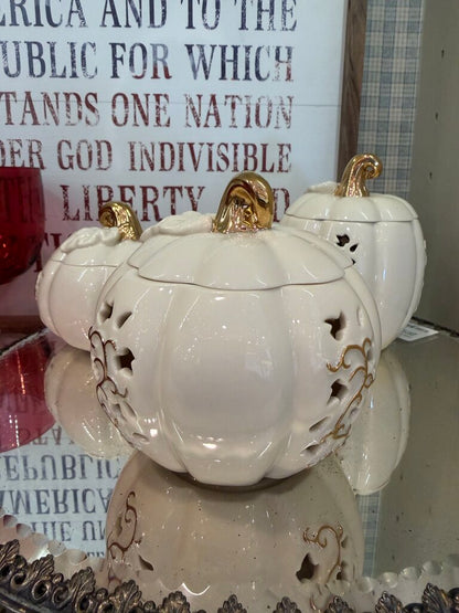 Lenox Pierced Pumpkin