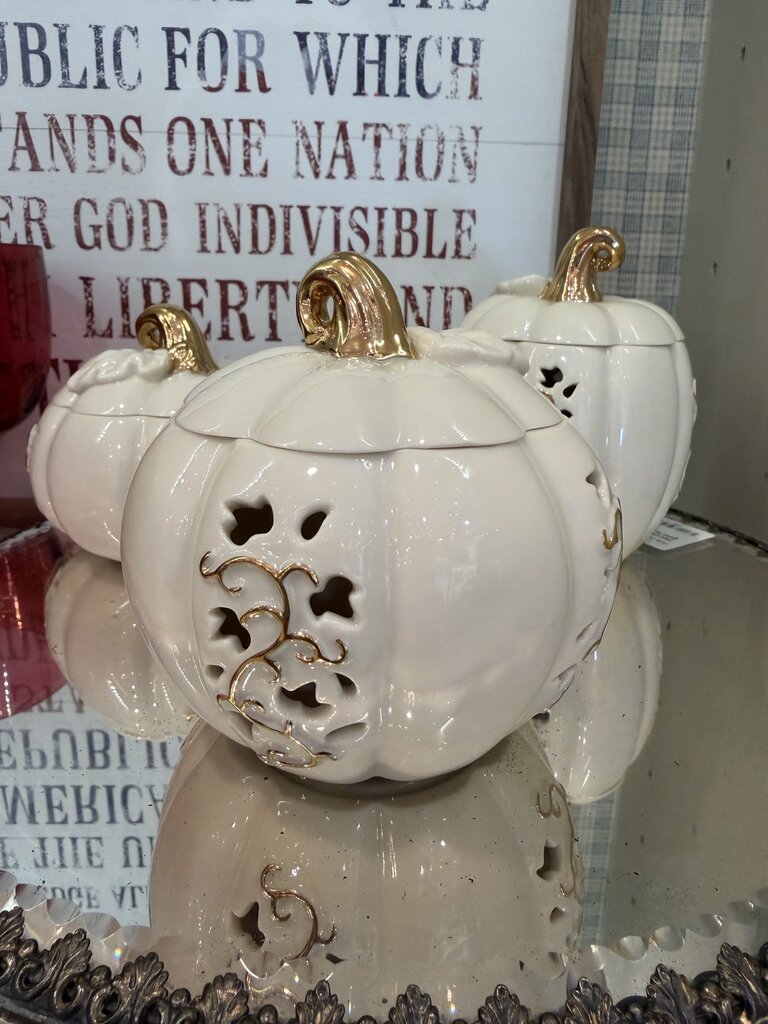 Lenox Pierced Pumpkin