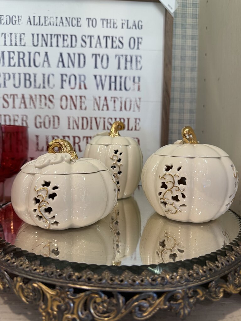 Lenox Pierced Pumpkin
