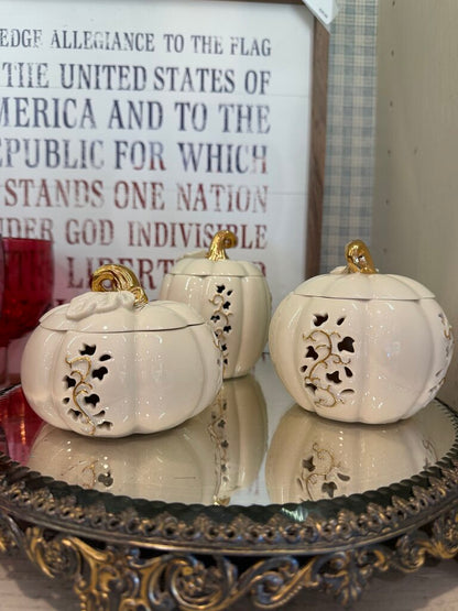 Lenox Pierced Pumpkin
