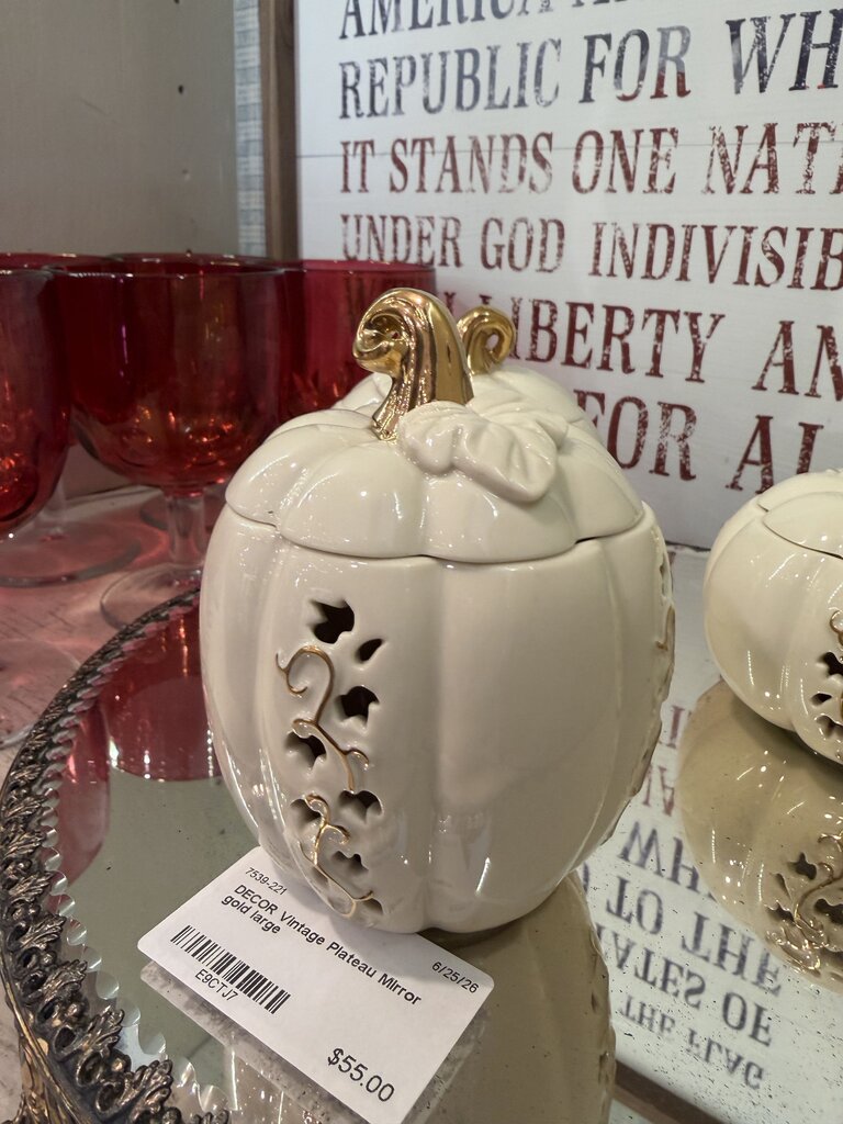 Lenox Pierced Pumpkin