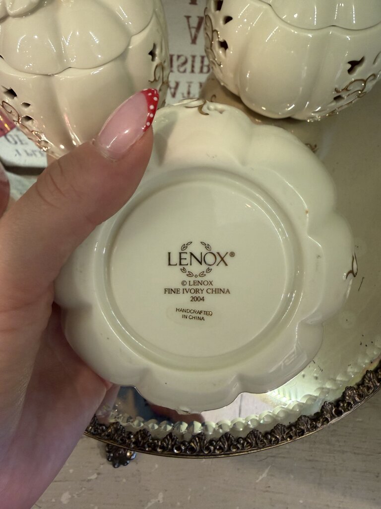 Lenox Pierced Pumpkin