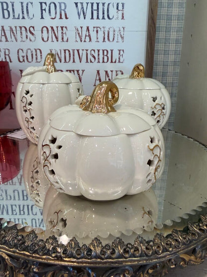 Lenox Pierced Pumpkin