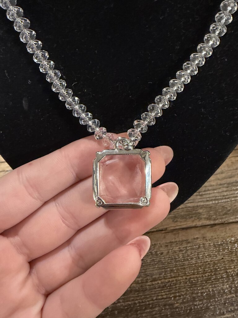 Swarovski Solid Quartz Crystal Necklace
