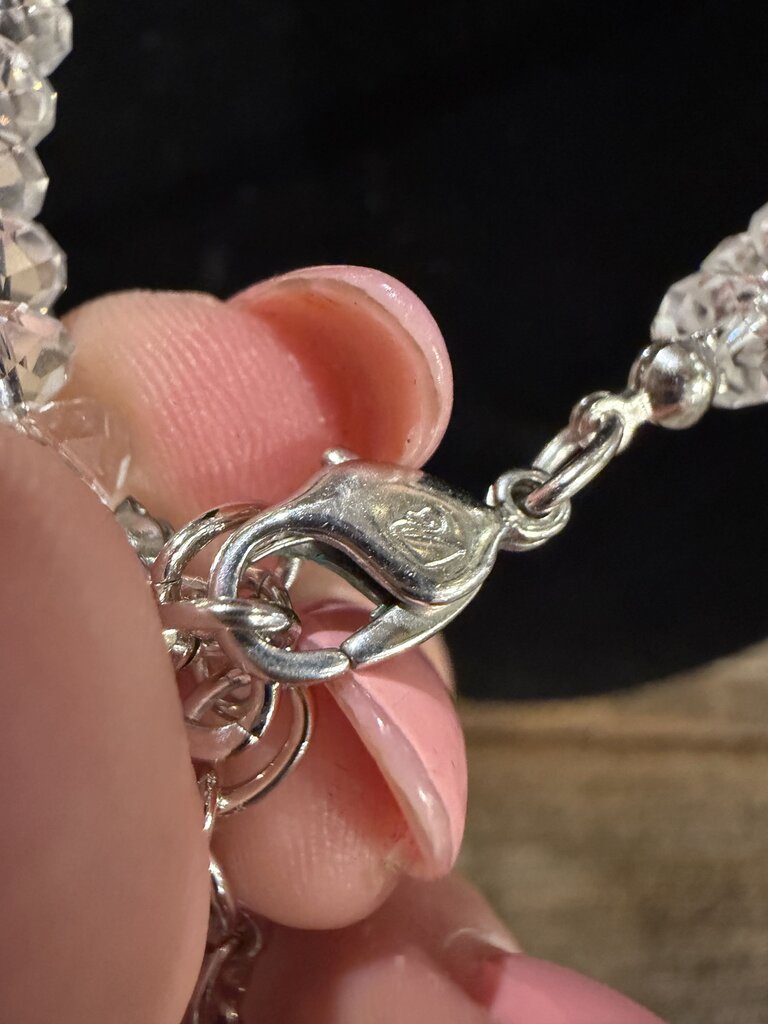 Swarovski Solid Quartz Crystal Necklace