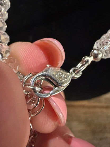 Swarovski Solid Quartz Crystal Necklace