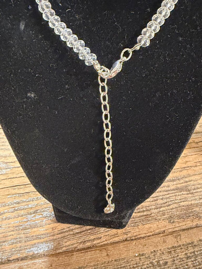 Swarovski Solid Quartz Crystal Necklace