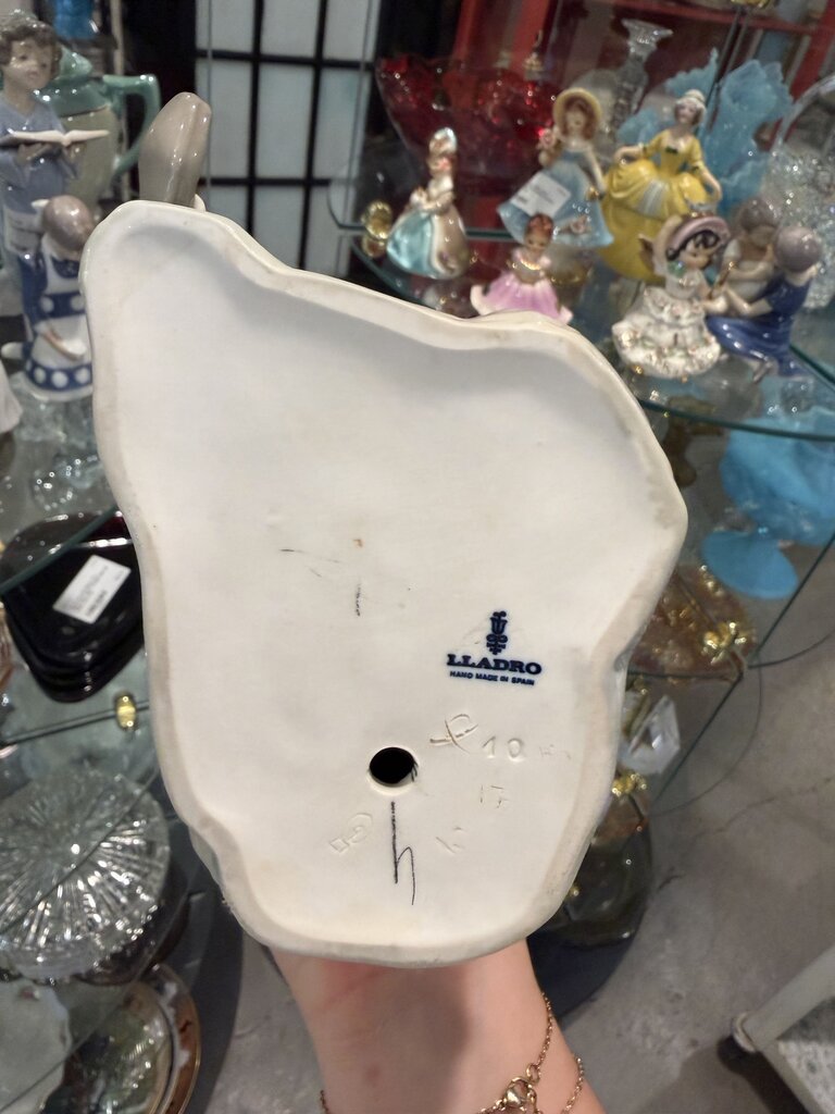 Lladro Man & Dog