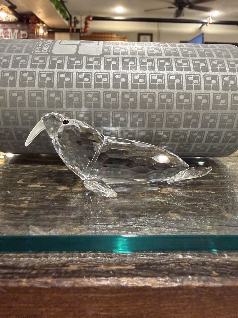 Swarovski crystal walrus