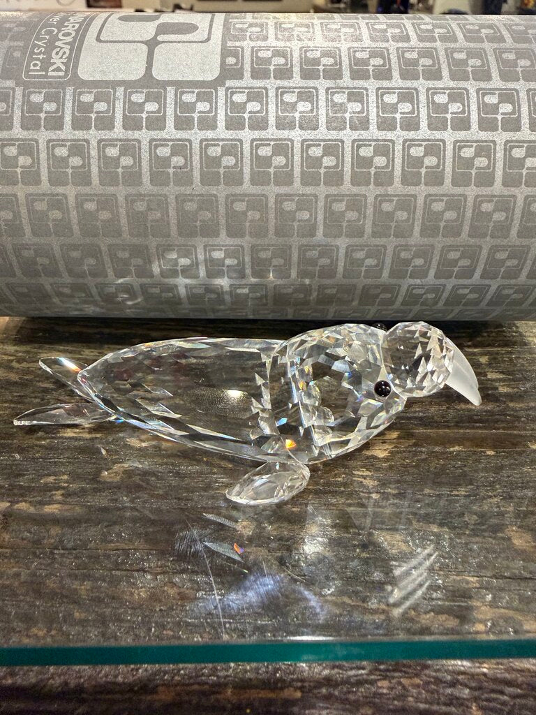 Swarovski crystal walrus