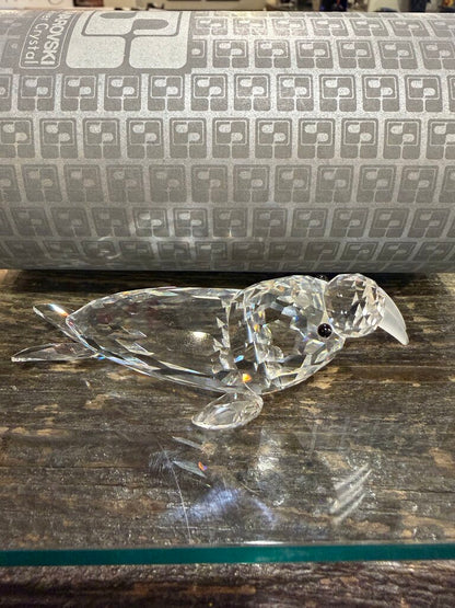 Swarovski crystal walrus