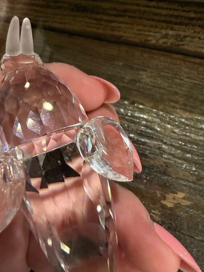 Swarovski crystal walrus