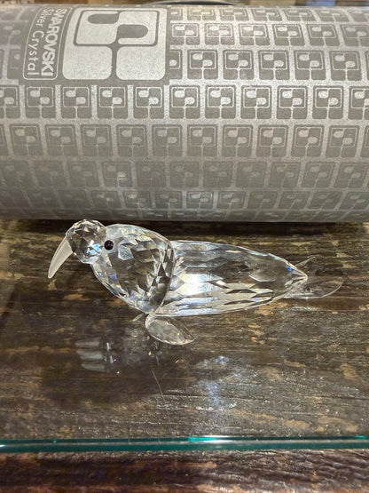 Swarovski crystal walrus