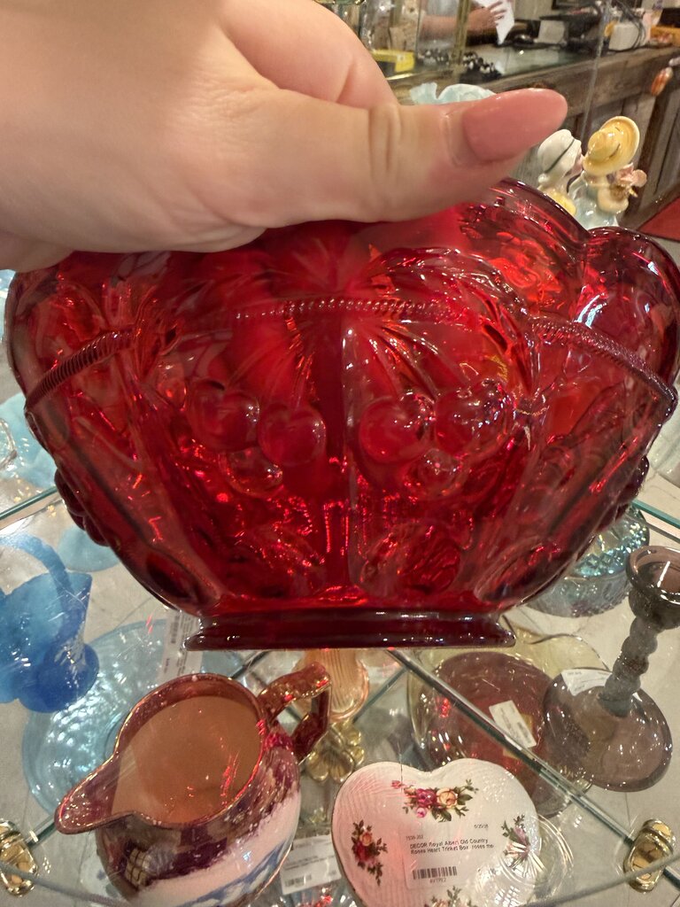 Mosser Glass Inverted Cherry Bowl