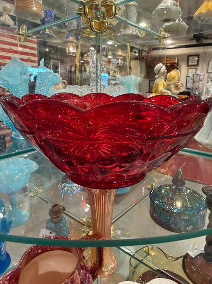 Mosser Glass Inverted Cherry Bowl