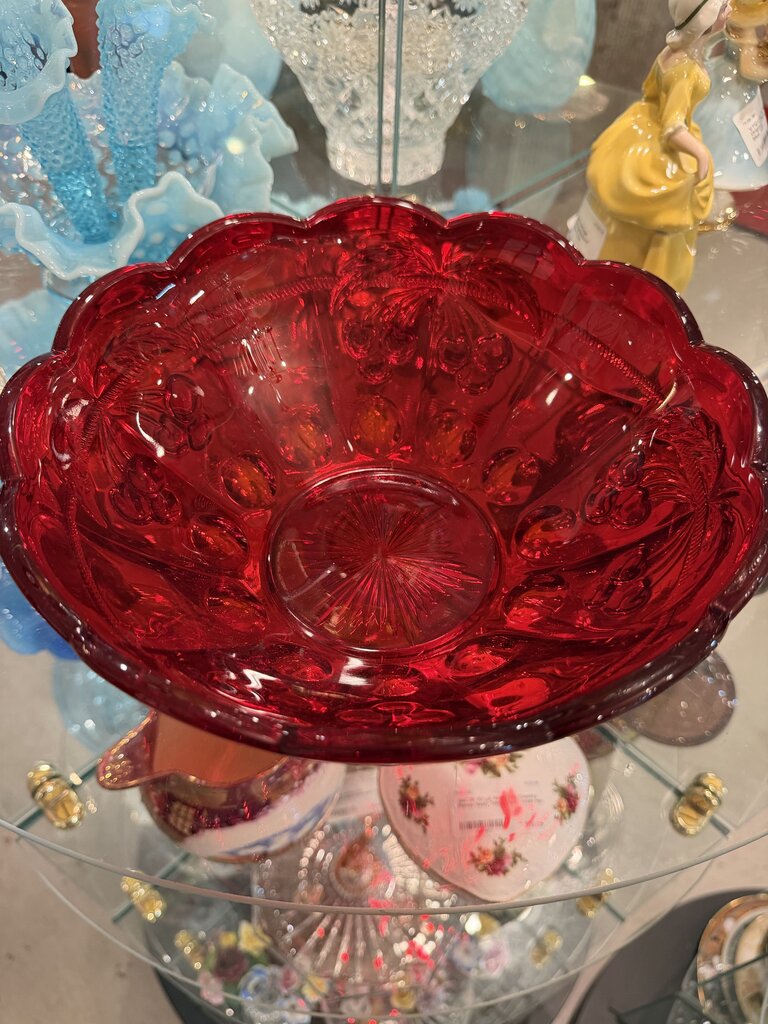 Mosser Glass Inverted Cherry Bowl