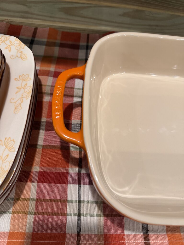 Le Creuset Stoneware Heritage Rectangular Dish with Vibrant Gradient