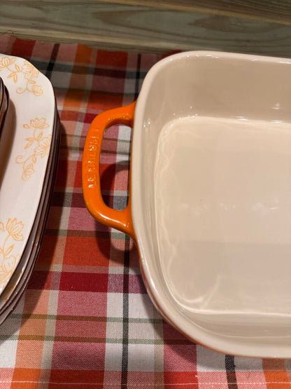 Le Creuset Stoneware Heritage Rectangular Dish with Vibrant Gradient