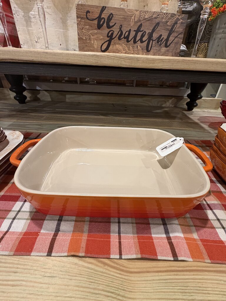 Le Creuset Stoneware Heritage Rectangular Dish with Vibrant Gradient