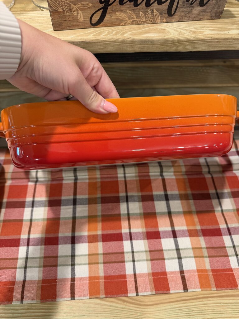 Le Creuset Stoneware Heritage Rectangular Dish with Vibrant Gradient