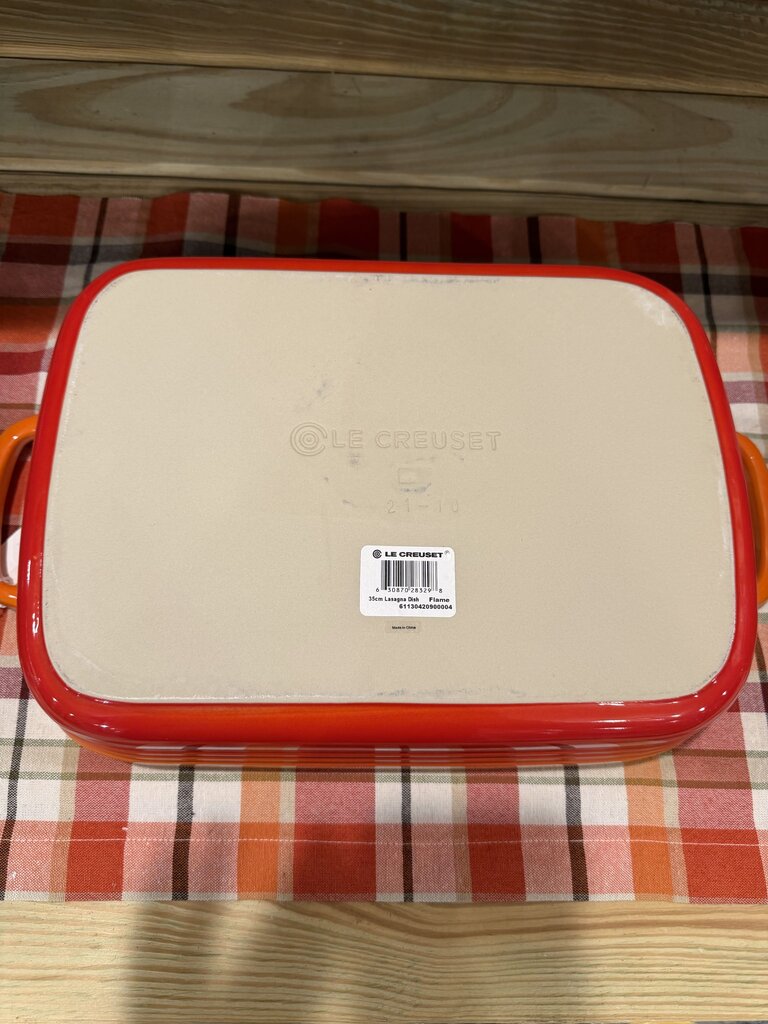 Le Creuset Stoneware Heritage Rectangular Dish with Vibrant Gradient
