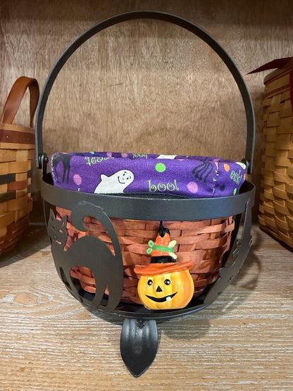 Longaberger Halloween Cauldron Basket Small