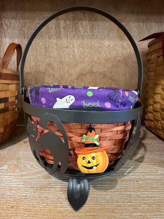 Longaberger Halloween Cauldron Basket Small