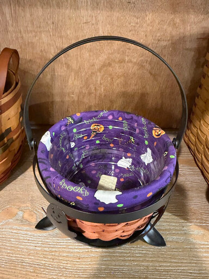 Longaberger Halloween Cauldron Basket Small