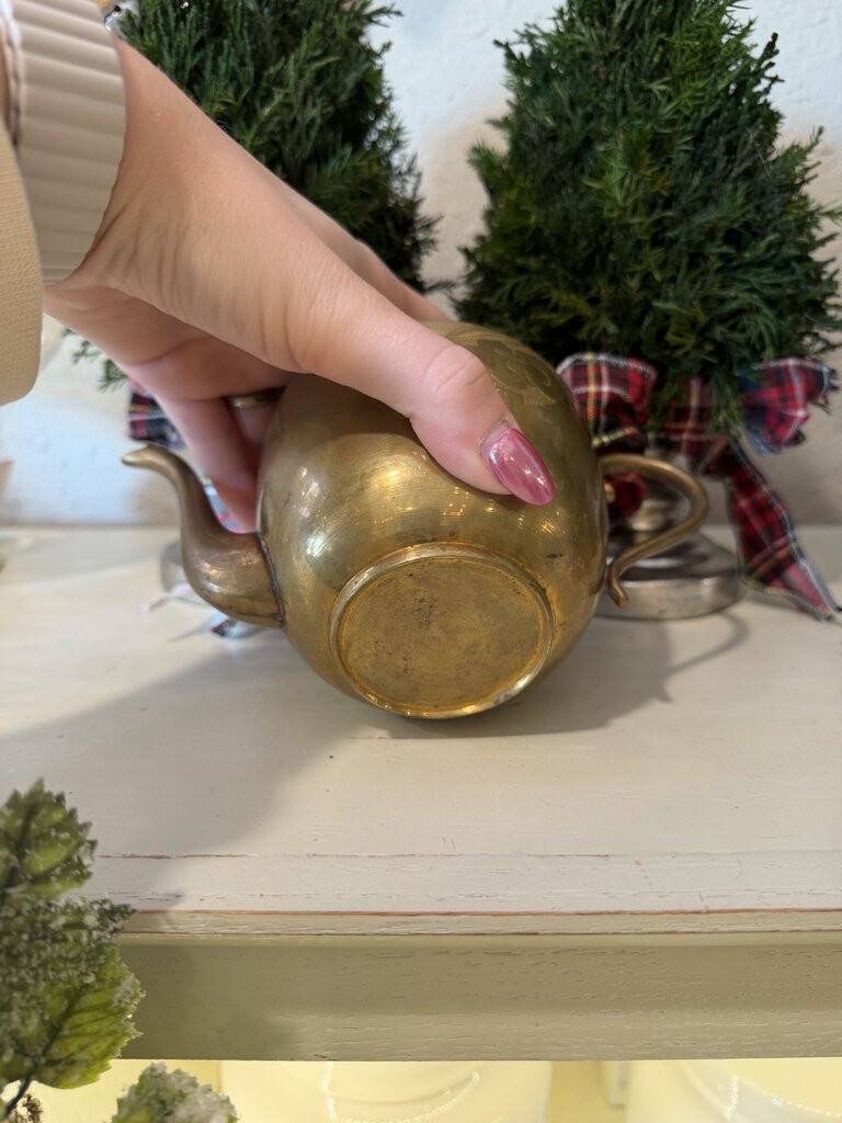 Vintage Brass Teapot