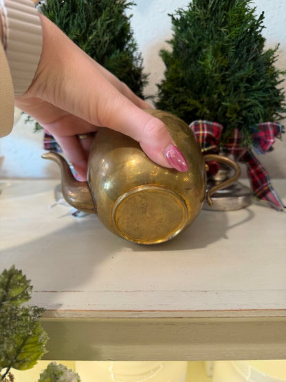 Vintage Brass Teapot