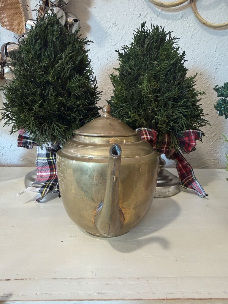 Vintage Brass Teapot