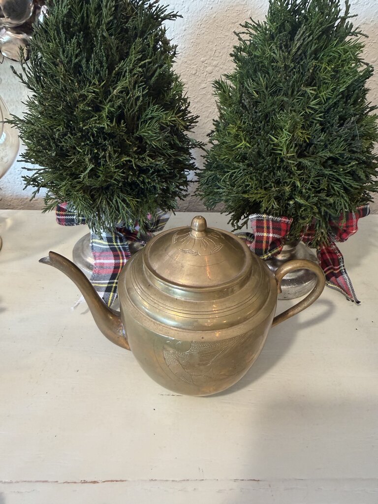 Vintage Brass Teapot
