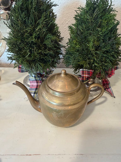Vintage Brass Teapot