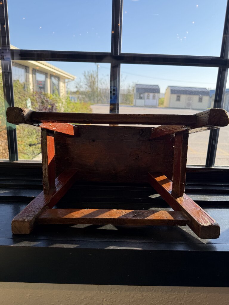 Rustic Wood Stool