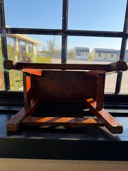 Rustic Wood Stool