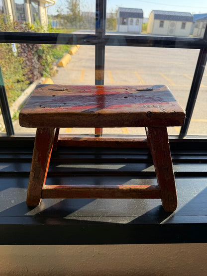 Rustic Wood Stool