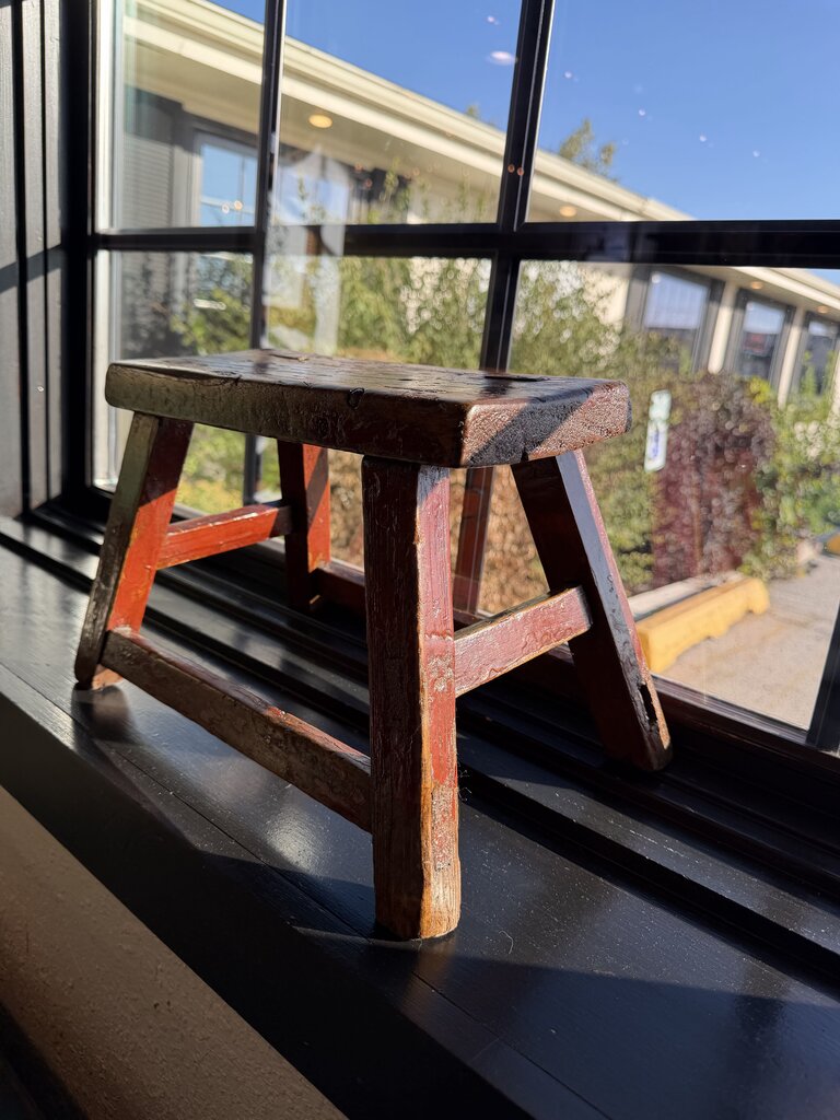 Rustic Wood Stool