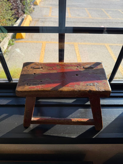 Rustic Wood Stool