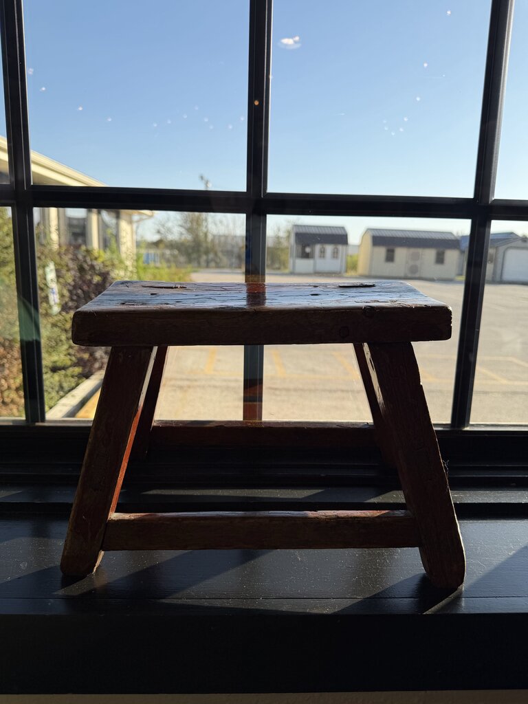 Rustic Wood Stool