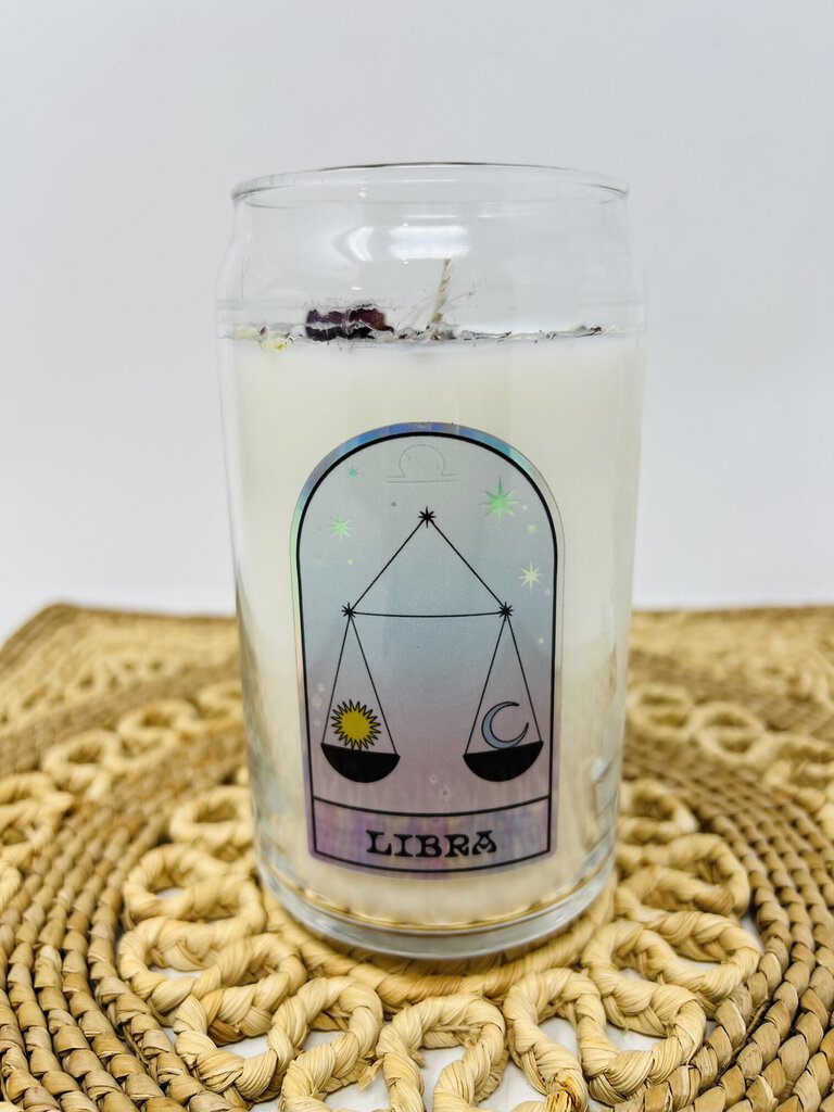 Libra Crystal Candle