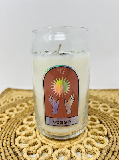 Virgo Crystal Candle