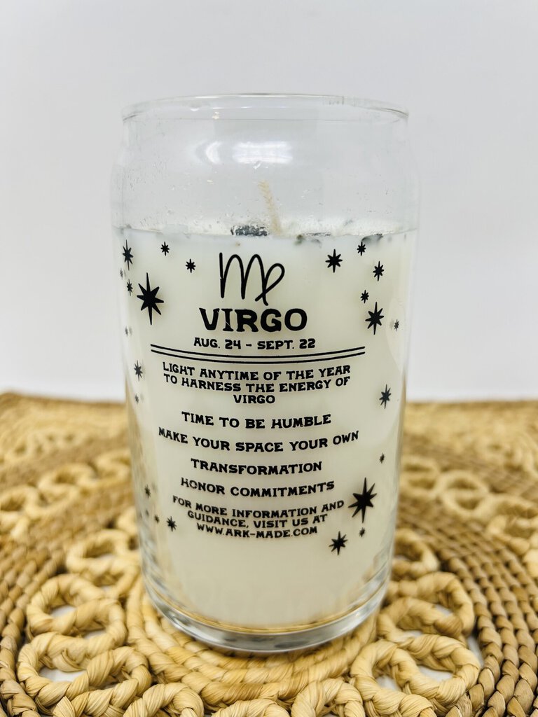 Virgo Crystal Candle